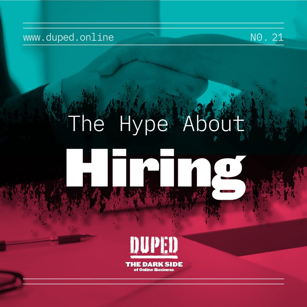 hype about hiring