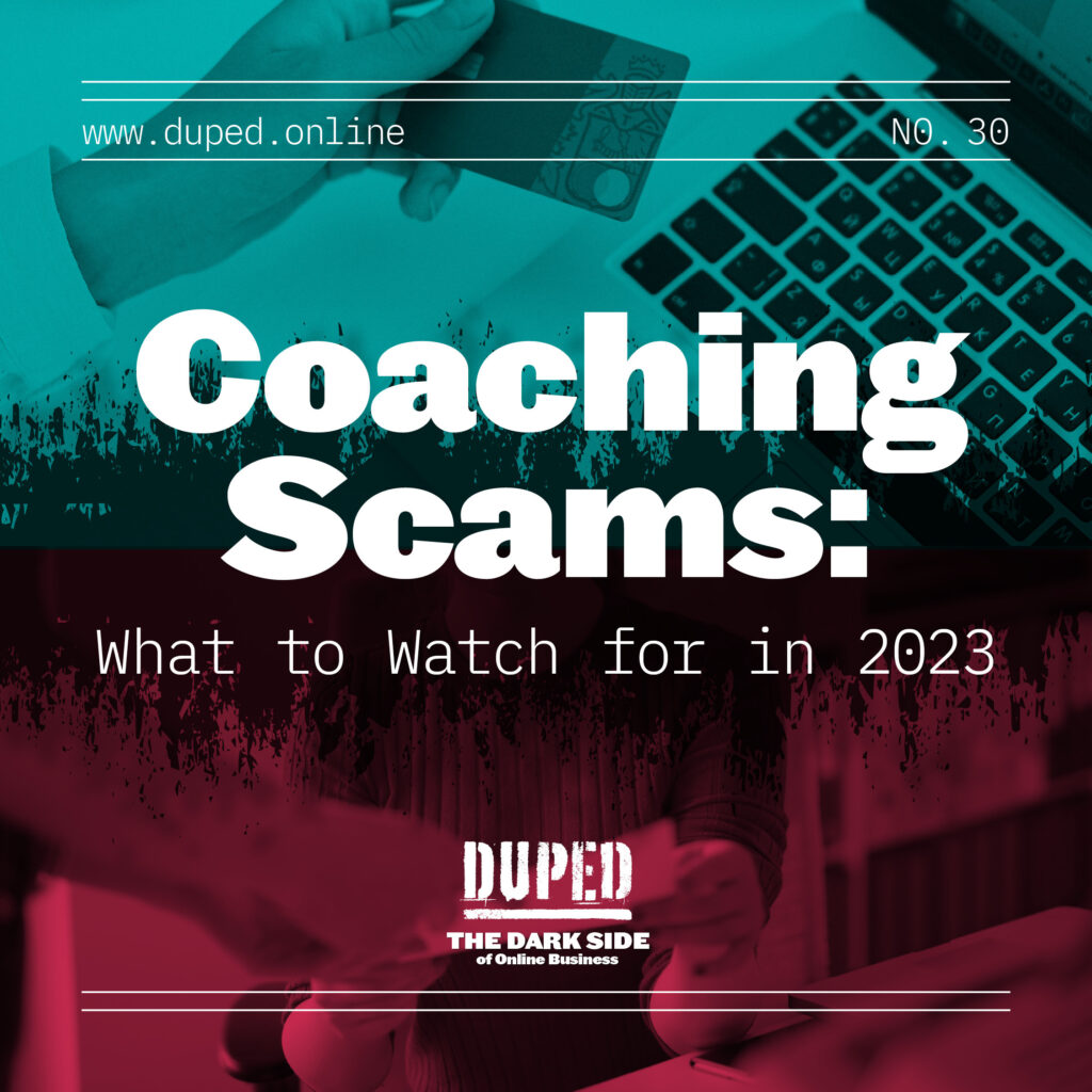 Coaching Scams: What to Watch for in 2023